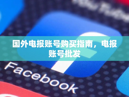国外电报账号购买指南，电报账号批发