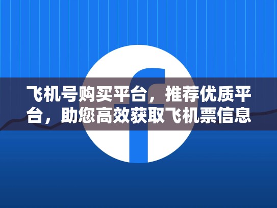 飞机号购买平台,推荐优质平台,助您高效获取飞机票信息,飞机号购买平台哪个好