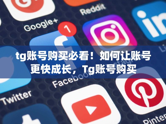 tg账号购买必看!如何让账号更快成长,Tg账号购买