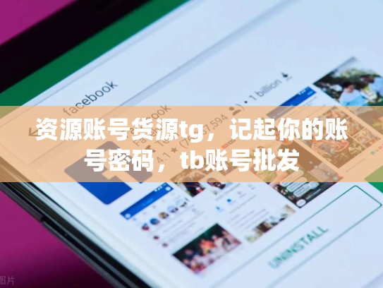 资源账号货源tg，记起你的账号密码，tb账号批发