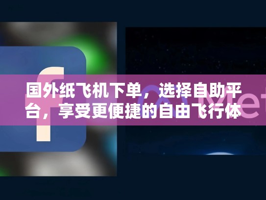 国外纸飞机下单,选择自助平台,享受更便捷的自由飞行体验
