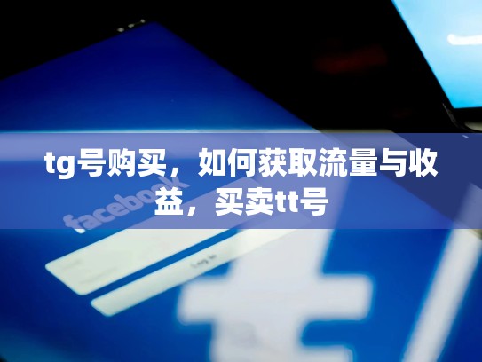 tg号购买，如何获取流量与收益，买卖tt号