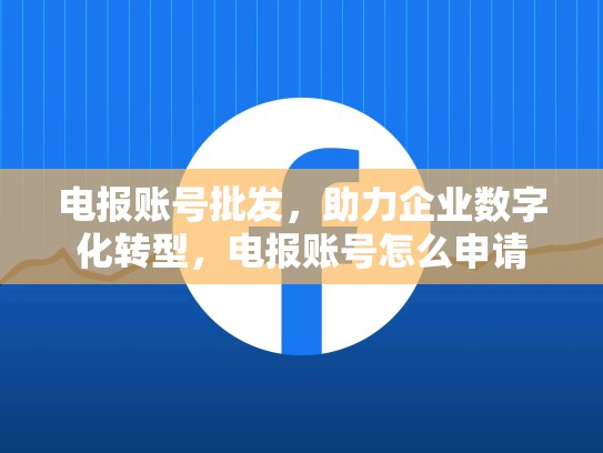 电报账号批发，助力企业数字化转型，电报账号怎么申请