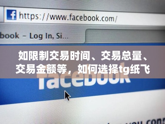如限制交易时间、交易总量、交易金额等，如何选择tg纸飞机账号购买