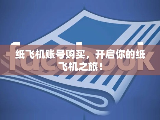 纸飞机账号购买，开启你的纸飞机之旅！