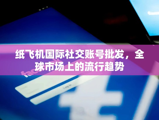 纸飞机国际社交账号批发，全球市场上的流行趋势