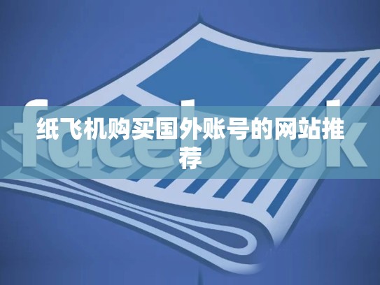 纸飞机购买国外账号的网站推荐