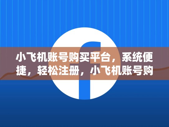小飞机账号购买平台，系统便捷，轻松注册，小飞机账号购买平台是什么