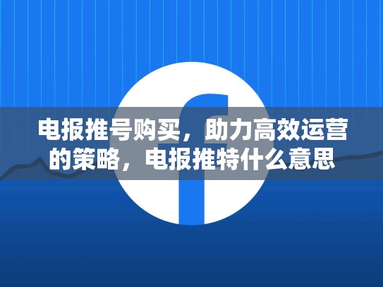 电报推号购买，助力高效运营的策略，电报推特什么意思