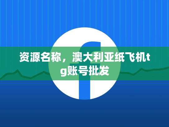资源名称，澳大利亚纸飞机tg账号批发