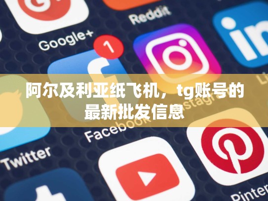 阿尔及利亚纸飞机，tg账号的最新批发信息