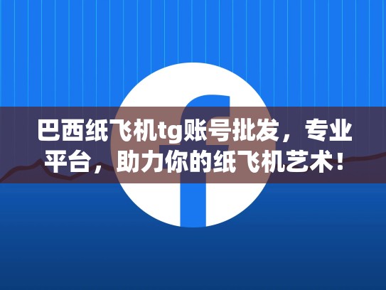 巴西纸飞机tg账号批发,专业平台,助力你的纸飞机艺术!