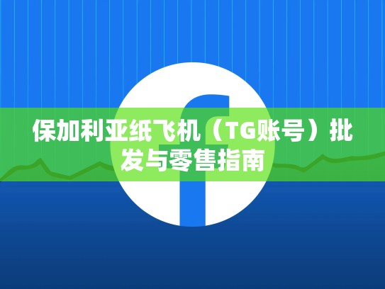保加利亚纸飞机(TG账号)批发与零售指南