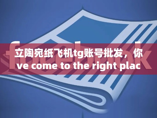 立陶宛纸飞机tg账号批发,你ve come to the right place