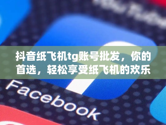 抖音纸飞机tg账号批发，你的首选，轻松享受纸飞机的欢乐人生！